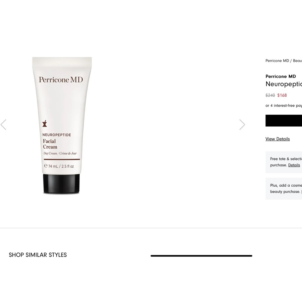 Perricone MD Neuropeptide Facial Cream 2.5 oz